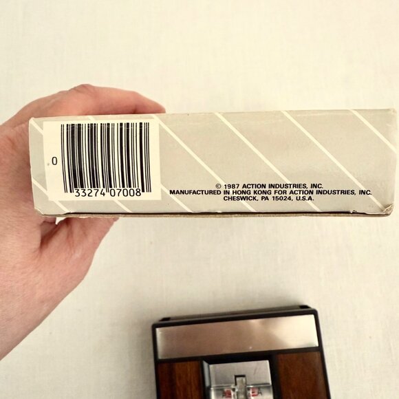 1987 Telephone Index Flip Address Book Eagle Woodgrain Vintage Theater Film Prop - Picture 5 of 16